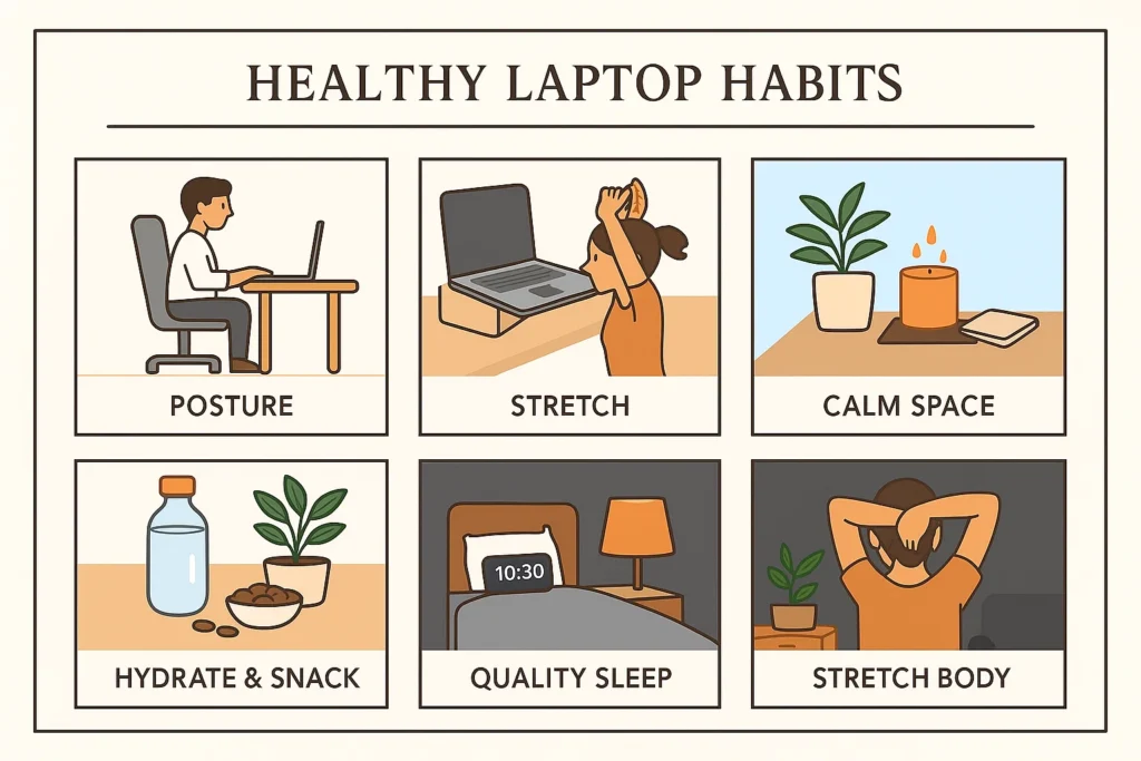 healthy laptop habits